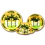 PALM TREE 16 pc Dinner Set PALMS Dishes Dinnerware NEW