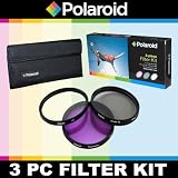 Polaroid Optics 3 Piece Filter Set (UV, CPL, FLD) For The Nikon D40, D40x, D50, D60, D70, D80, D90, D100, D200, D300, D3, D3S, D700, D3000, D5000, D5100, D3100, D7000, D4 Digital SLR Cameras Which Have Any Of These (18-55mm, 55-200mm, 50mm, 40mm, 28mm) Nikon Lenses