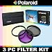 Polaroid Optics 3 Piece Filter Set (UV, CPL, FLD) For The Pentax K-X, K-7, K-5, K-R, 645D, K20D, K200D, K2000, K10D, K2000, K1000, K100D Super, K110D, *ist D, *ist DL, *ist DS, *ist DS2 Digital SLR Cameras Which Has Any Of These (55-300mm, 75-300mm, 18-50mm, 28-80mm, 31mm) Pentax Lenses