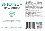 BRIOTECH Topical Skin Spray - A Perfect, All Natural Cosmetic Solution, 4 oz. Size