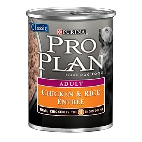 Pro Plan Canned Dog Food, Adult Classic Chicken and Rice Entr�e (Pack of 12 13 Ounce Cans)