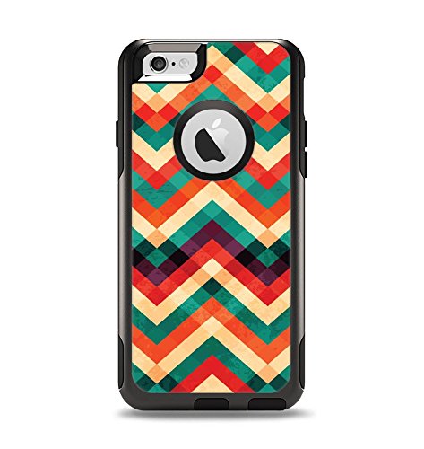 The Abstract Colorful Chevron Apple iPhone 6 Otterbox Commuter Case Skin Set (Skin Only)