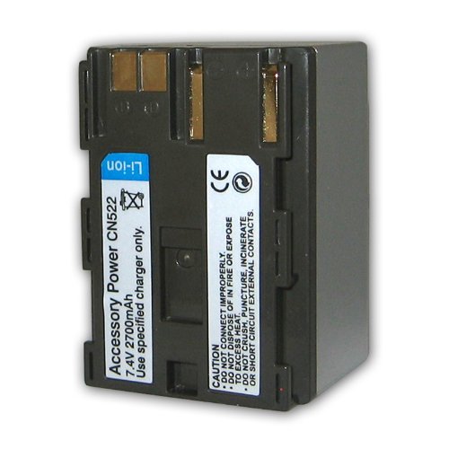 CANON BP-522 / BP-511 Equivalent Li Ion MiniDv Battery for PowerShot G2 / G3 / G5 / Pro1 and More Camcorders