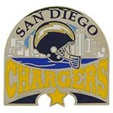 NFL San Diego Chargers Star Pin 1 1/4"