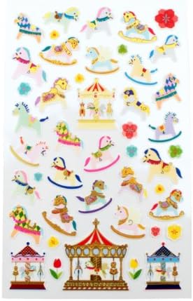 Merry Go Round Stickers- 2 sheets