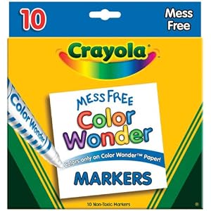 Crayola Color Wonder Broad Line Markers - 10PK by 