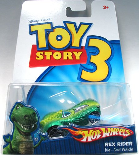 Disney / Pixar Toy Story 3 Hot Wheels Die Cast Vehicle Rex Rider