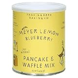 Dancing Deer Baking Co. Pancake and Waffle Mix, Meyer Lemon Blueberry, 16-Ounce Tin (Pack of 3)