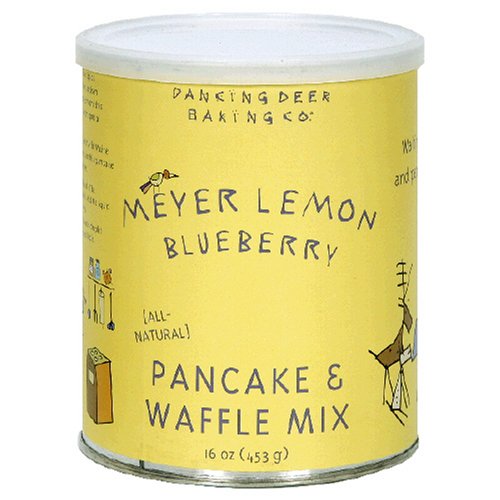 Dancing Deer Baking Co. Pancake and Waffle Mix, Meyer Lemon Blueberry, 16-Ounce Tin (Pack... by Dancing Deer Baking Co.