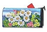 Delightful Daisies Mailwraps Magnetic Mailbox Cover Standard Size