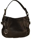Michael Kors New Brookville Large Black Leather Shoulder Handbag