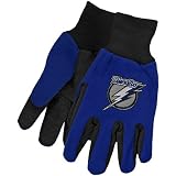 NHL McArthur Tampa Bay Lightning Two-Tone Utility Gloves - Royal Blue-Black