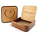 Heart / I Love You Engraved Keepsake/Jewelry Box, 4.5