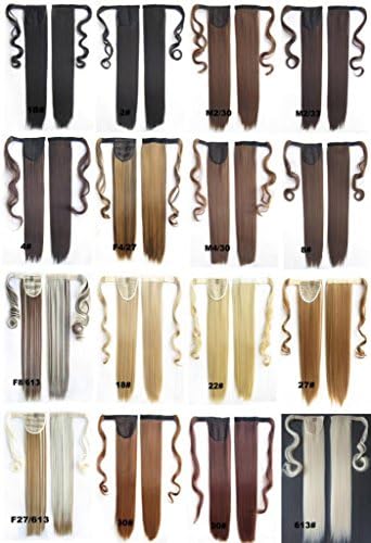 22inch 90g Dreamstyle Clip In straight Ponytail Hair Extensions Wrap Around Ponytail Hair Pieces#4-dark brown/medium dark brown/chocolate brown?