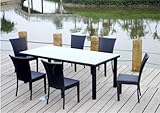 IMAGE OF Sheraton Dining Table & 6 Chairs Patio Set