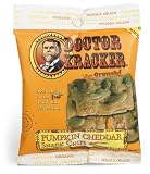 Dr. Kracker  Snack Bag, Pumpkin Cheddar Snack Chips, 1-Ounce Pouches (Pack of 24)