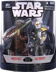Star Wars Saga 2008 Exclusive Order 66 Action Figure 2-Pack Master Sev & Arc Trooper