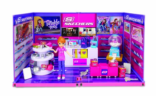 miWorld Deluxe Skechers with Doll Environment 55 Piece Set
