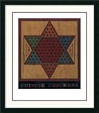 Chinese Checkers Framed Art Print by Warren Kimble, 34.87 in. x 39.87 in. Framed