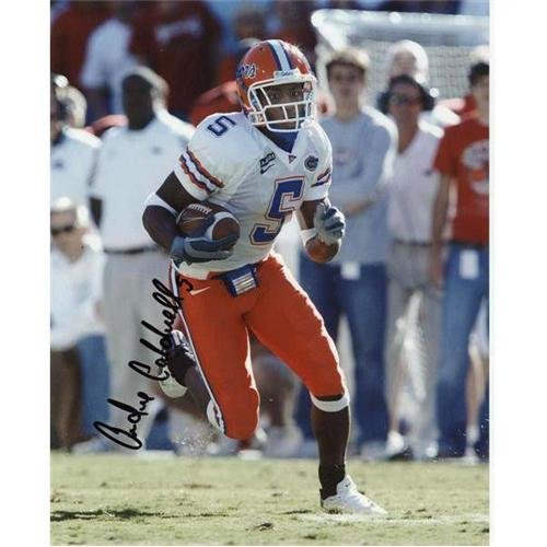 Andre Caldwell Autographed Florida Gators (White Jersey) 8x10 Photo