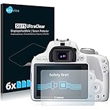 [6 Pack] Screen Protector Canon EOS 100D - Supreme Quality, Crystal-Clear, Bubble-Free