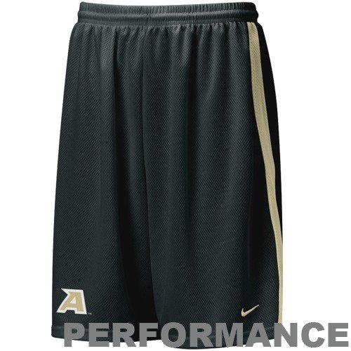 Nike Army Black Knights Black Performance Replica Lacrosse Mesh Shorts