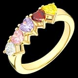Ellea- Elegant Gold Family Ring - Custom Made to your specifications!