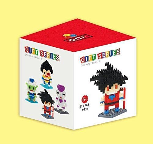 QCF 9650 Dragon Ball Goku 271pcs Building Block DIY 3d Brick Toy Gift Figure