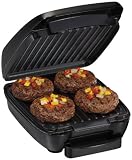 Hamilton Beach Removable Grid Indoor Grill, 60-Inch, Black