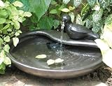 Review Smart Solar 5050642021302 / Glazed deep grey dove fountain