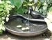 Solar powered ceramic dove water feature