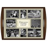 Dreams Photo Collage Serving Tray - Espresso (14x18)