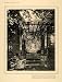 1926 Print W.G. McCune Garden Butler Corse Architects - Original Halftone Print