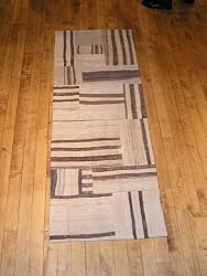Handmade Turkish Parcha Kilim Rug 2'4"x6'7"