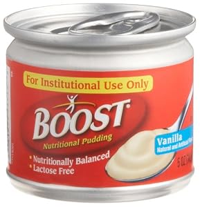 Boost Pudding, Vanilla, 5-Ounce Tins (Pack of 48) by Boost
