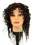 17 Off Black,Dark Auburn,Strawberry Blonde straight / spirals synthetic wig