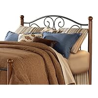 Fashion Bed Group Doral Headboard in Matte Black/Walnut Finish