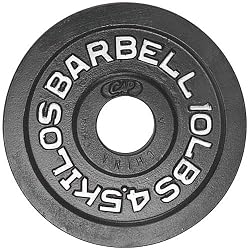 CAP Barbell 10 lb Black Olympic Weight Plate