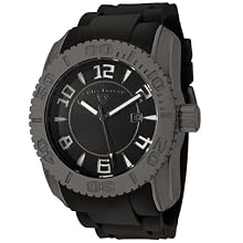 Swiss Legend Men s 20068-GM-01 Commander Collection Gunmetal Ion-Plated Black Dial Watch