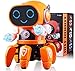 Marsjoy Musical Baby Toys Dancing Walking Robot for Boys & Girls Kids or Toddlers Aged3+ with Music and LED Colorful Flashing Lights Dancing Singing Baby Shower