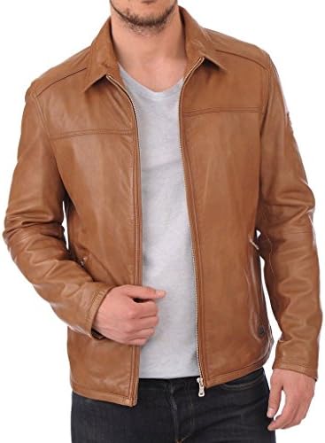 Lambskin Leather Jacket Free Men Mobile wallet