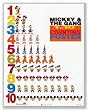 Mickey and Friends: 1 to 10 Counting Poster by Walt Disney 20"x16" Art Print Poster