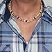Fashion Necklace Coconut Bread Beads Surfer Beach Surf Hand Crafted 18