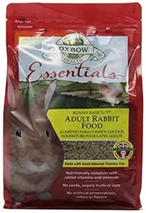 Oxbow Bunny Basics Adult Rabbit Food (Timothy Based), 5-Pound Bag