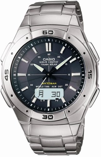 CASIO (カシオ) 腕時計 WAVE CEPTOR ウェーブセプター タフソーラー 電波時計 WVA-470DJ-1AJF