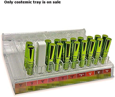 Count of 2 Clear Modular Adjustable Cosmetic Tray 12" W x 9.25" D x 2.625" H