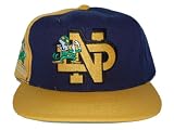 New Notre Dame Irish Acrylic Vintage College Hat - Yellow/Navy Blue