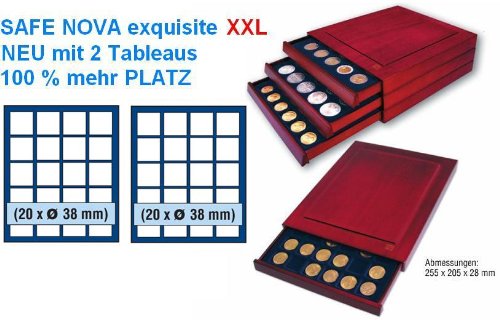 SAFE 6838 XXL ECHTHOLZ MÜNZBOX