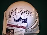 WILLIE LANIER SIGNED AUTOGRAPHED MINI HELMET KANSAS CITY CHIEFS COA JSA