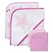 Baby : Circo Pink Set 2 Hooded Towel, 2 washcloth
